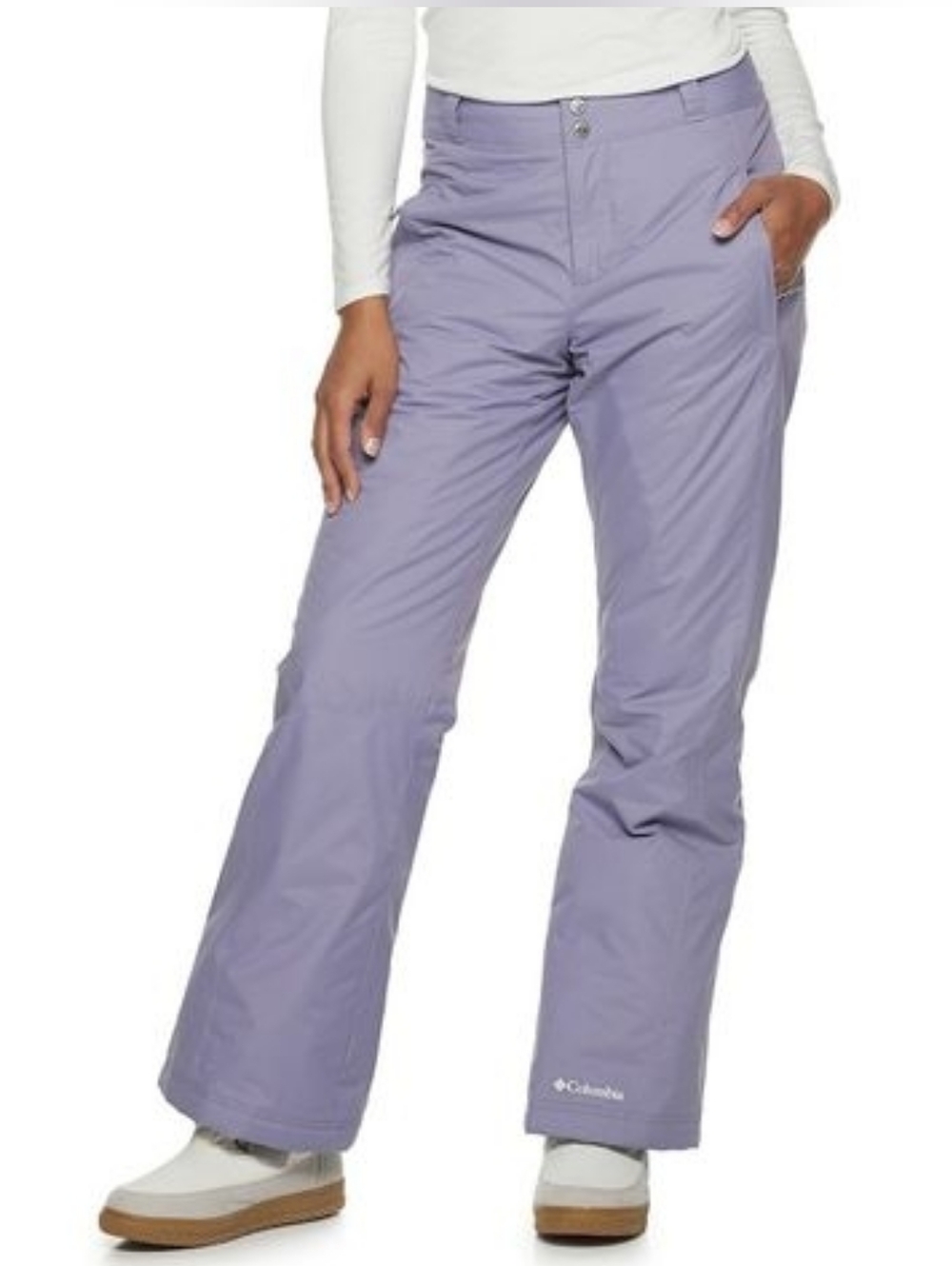 Columbia Lavender Straight-Leg Women's Outdoor Pants Skiing Snowboarding Sz XL